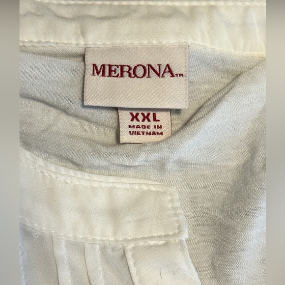 Merona white sleeveless blouse size xxl - Picture 6 of 8
